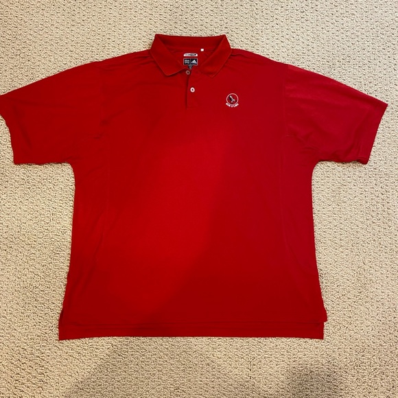 Adidas Men’s 2XL Red Golf Shirt